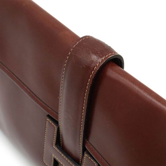 Hermes Jige PM Leather Clutch Bag - Picture 6 of 6
